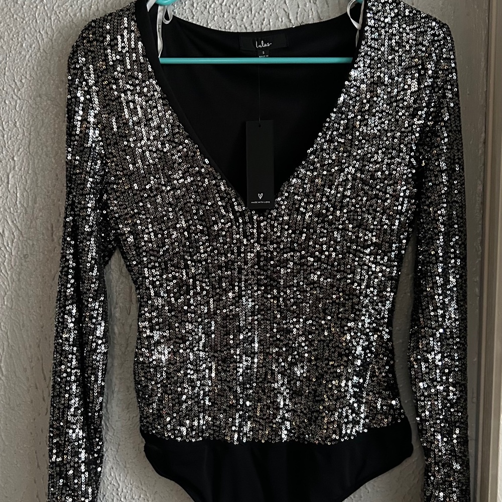 Lulus Sequins Body Suit